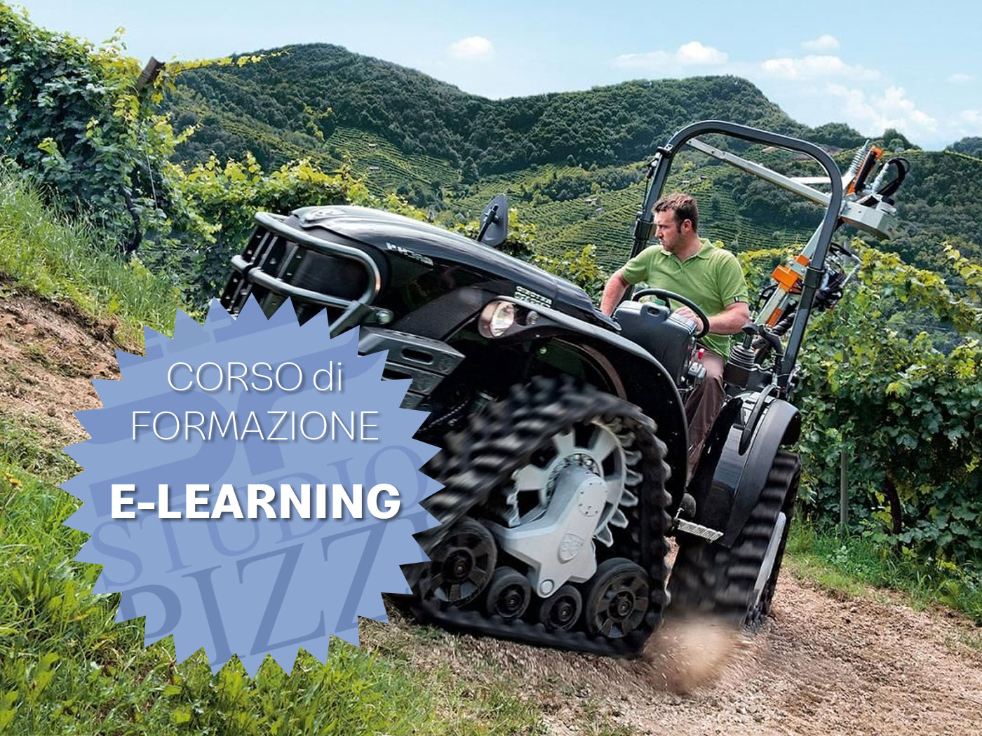Studio PIZZI - formazione attrezzature lavoro trattori - e-learning